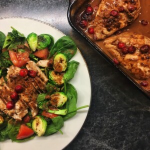 Cranberry-Balsamic-Roasted-Chicken