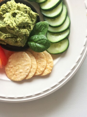 Pesto-Spinach-Hummus