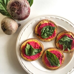 Toasted-Sweet-Potato-with-Beet-Hummus