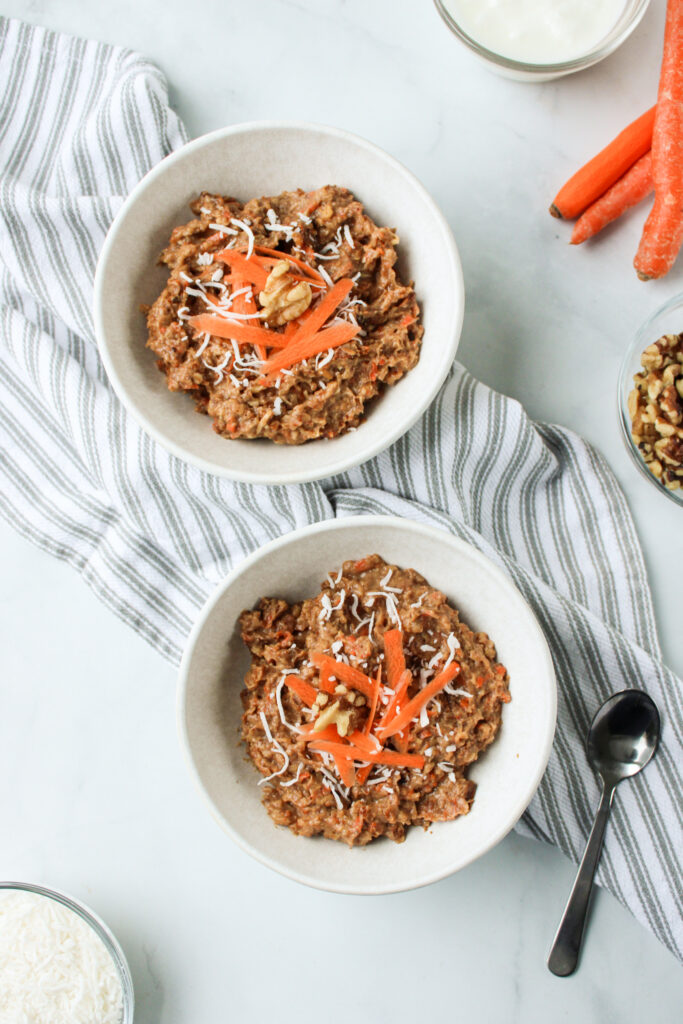 carrot cake slow cooker oatmeal