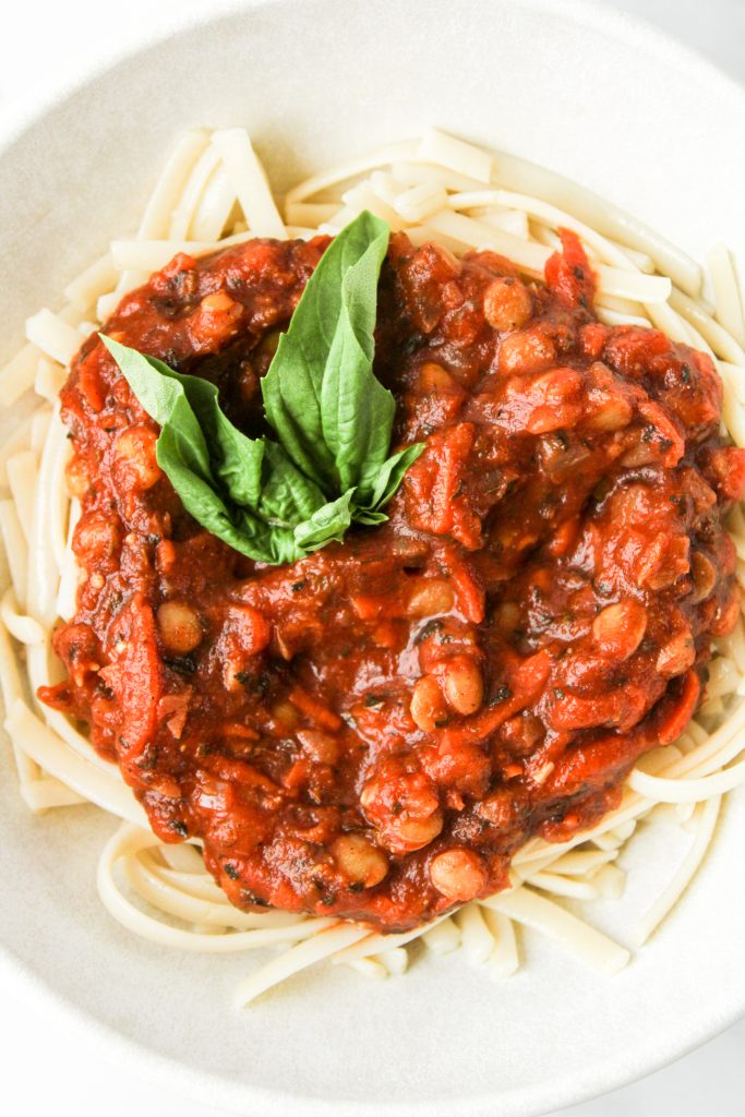 lentil bolognese
