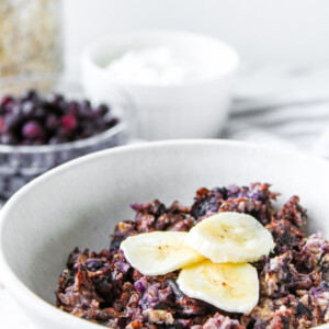 Blueberry Protein Oatmeal