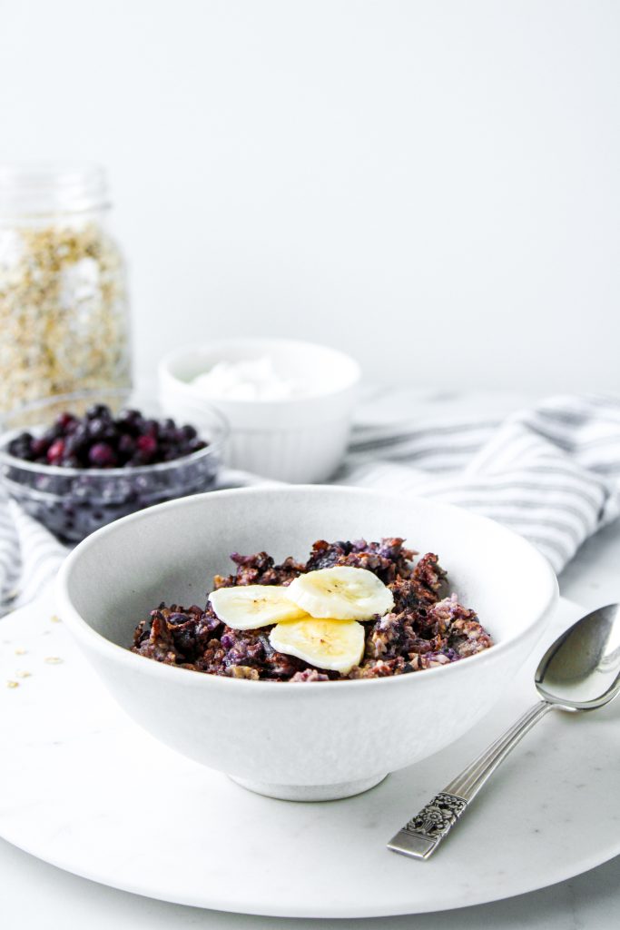 Blueberry Protein Oatmeal