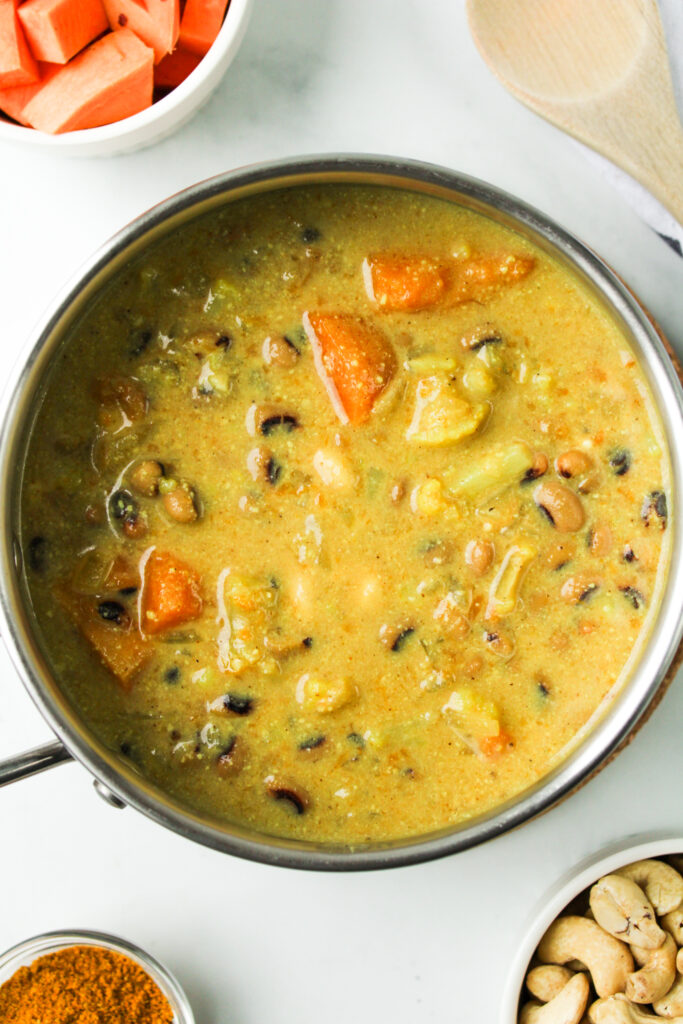 sweet potato cashew curry