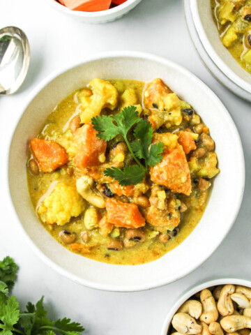 sweet potato cashew curry