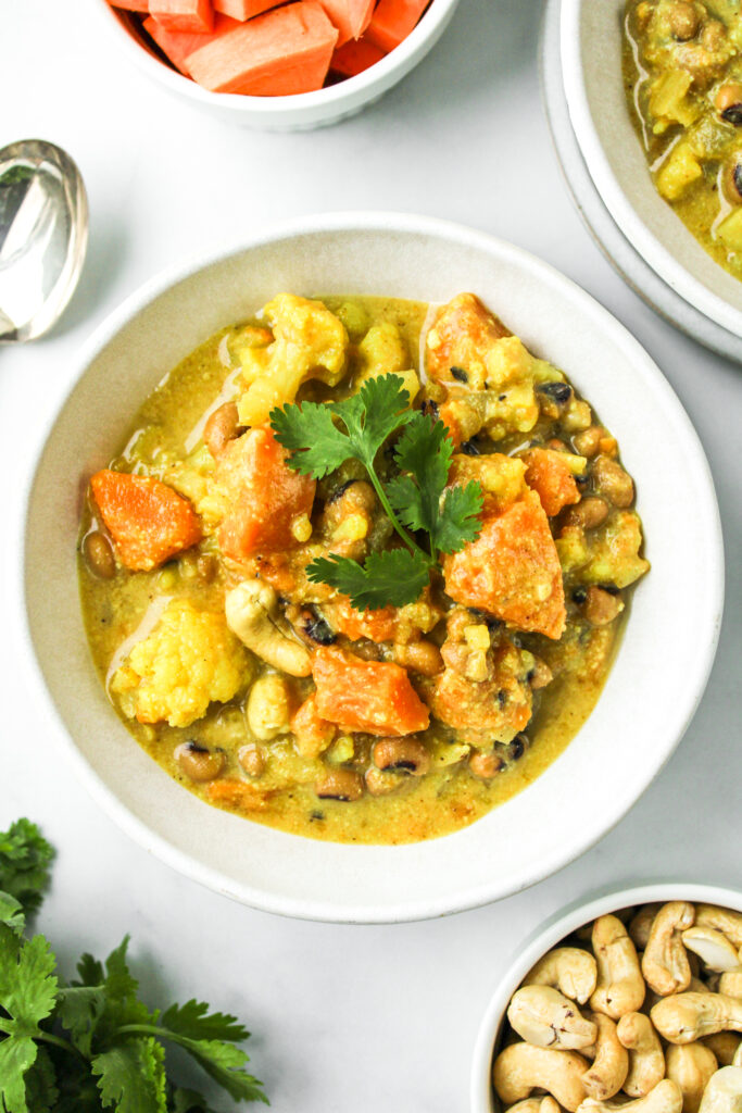 sweet potato cashew curry