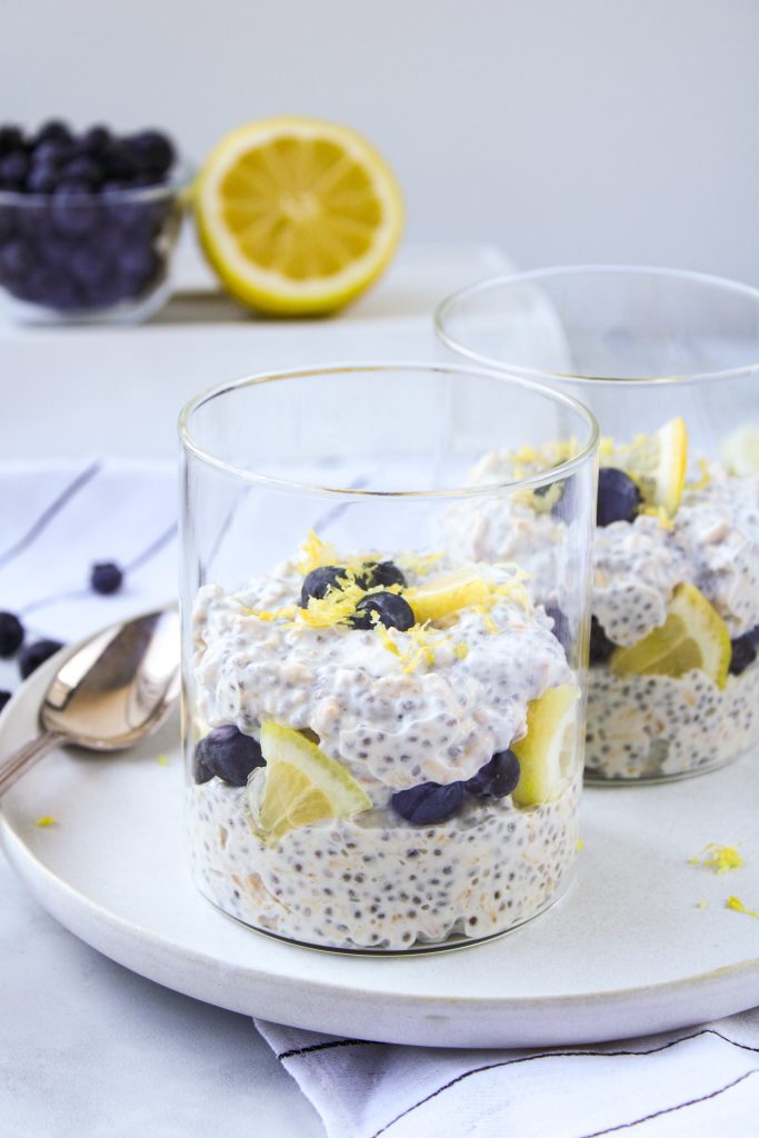 lemon blueberry overnight oats