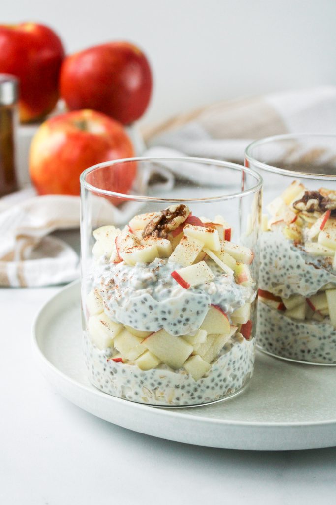 apple pie overnight oats