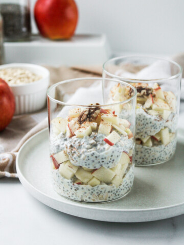 apple pie overnight oats