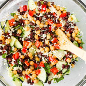 herbed bean and rice salad