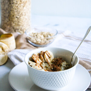 Peanut Butter & Banana Creamy Oatm-egg