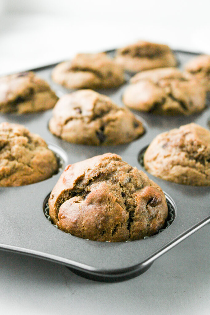 mocha banana muffins