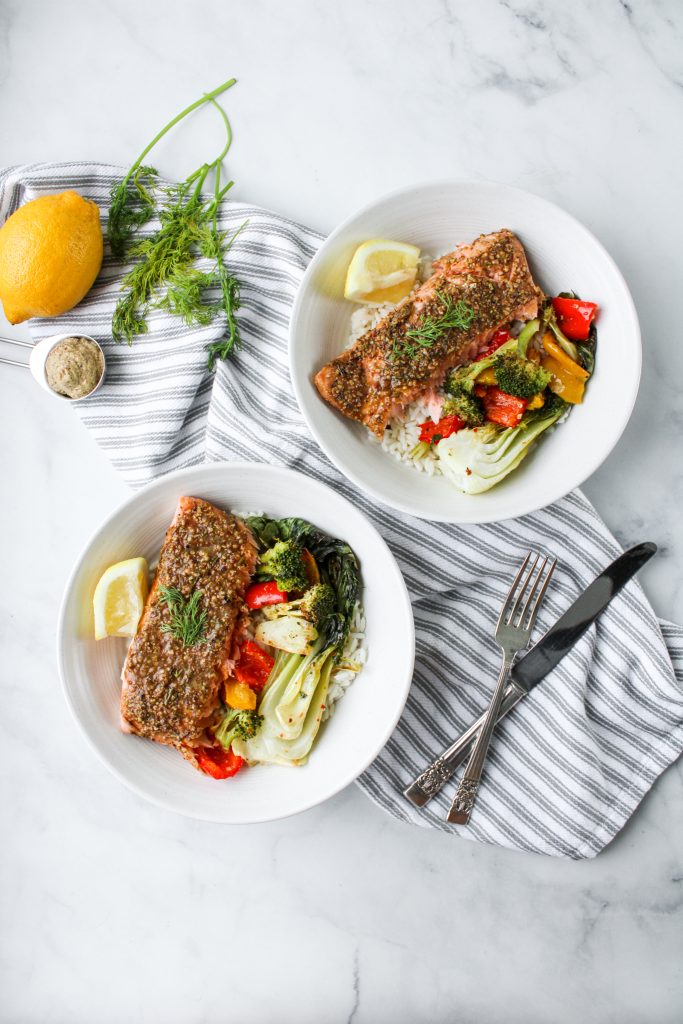 lemon dill dijon salmon