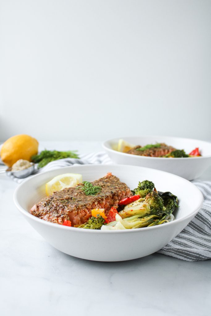 lemon dill dijon salmon