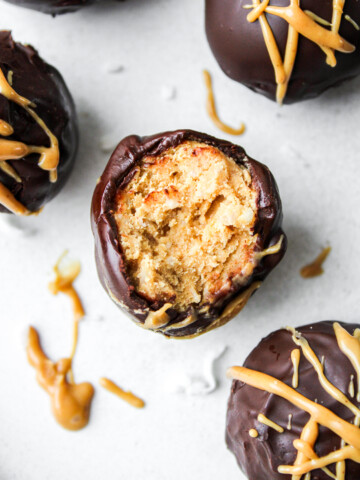 chocolate peanut butter crunch balls