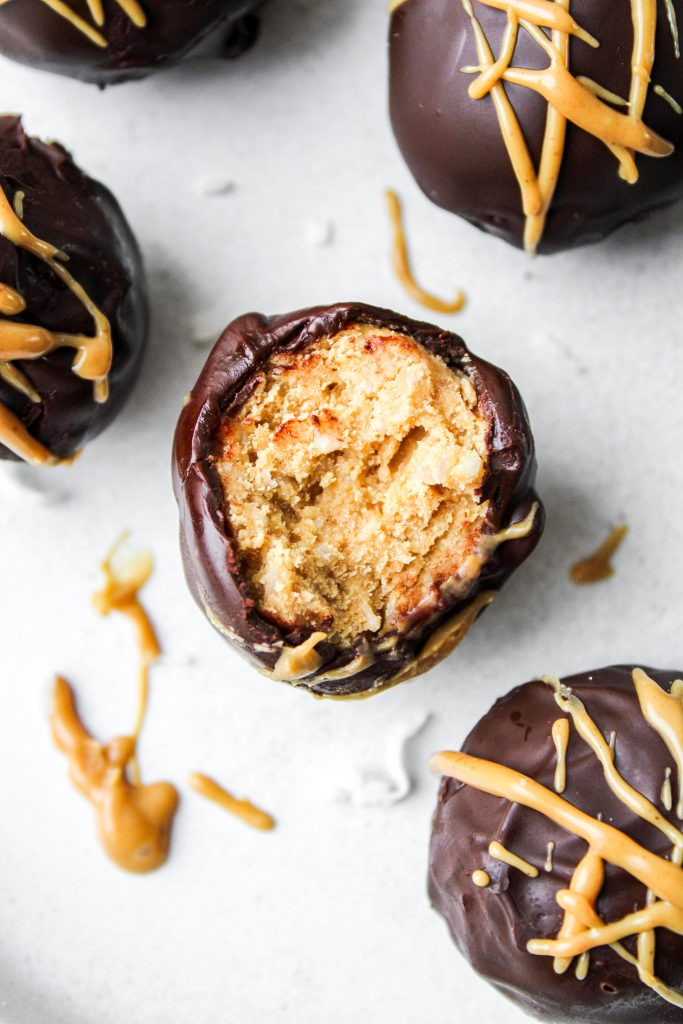 chocolate peanut butter crunch balls