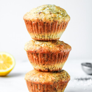 lemon poppy seed coconut muffins