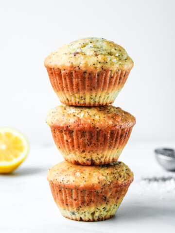 lemon poppy seed coconut muffins