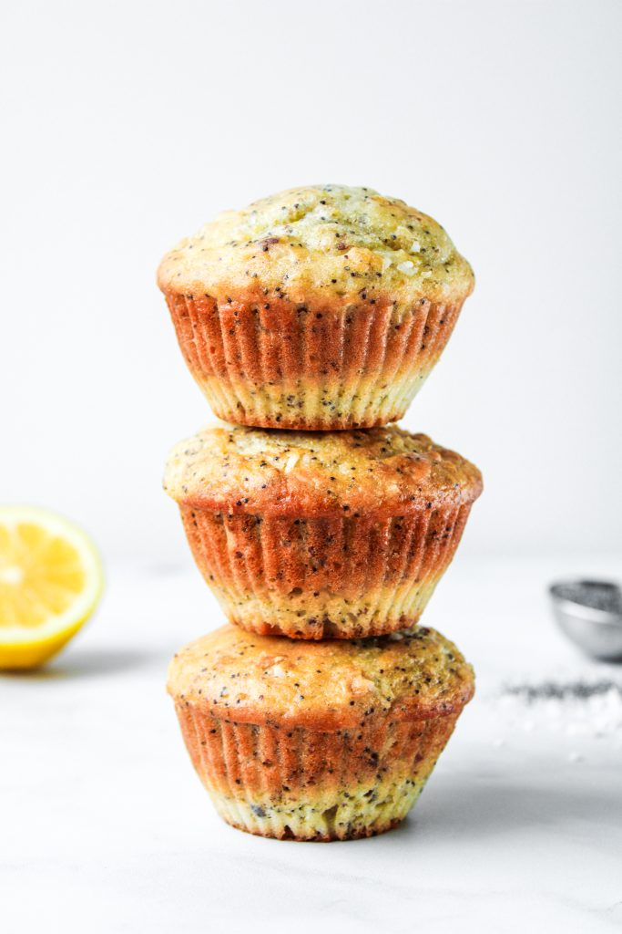 lemon poppyseed coconut muffins