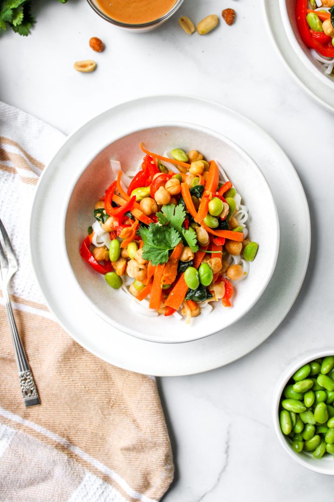 edamame noodle bowl