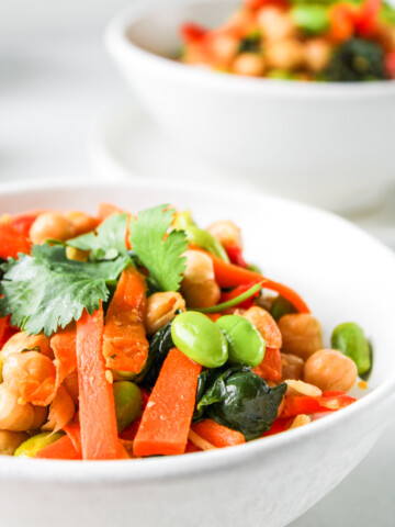 edamame noodle bowl