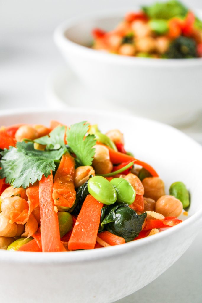 edamame noodle bowl