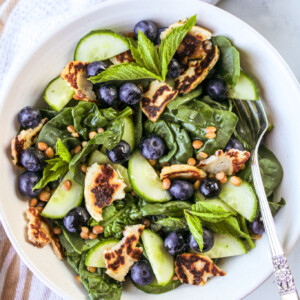 blueberry lentil salad