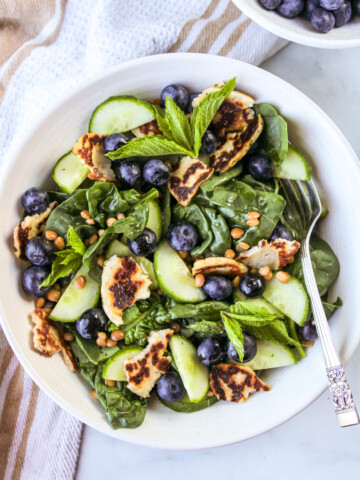 blueberry lentil salad