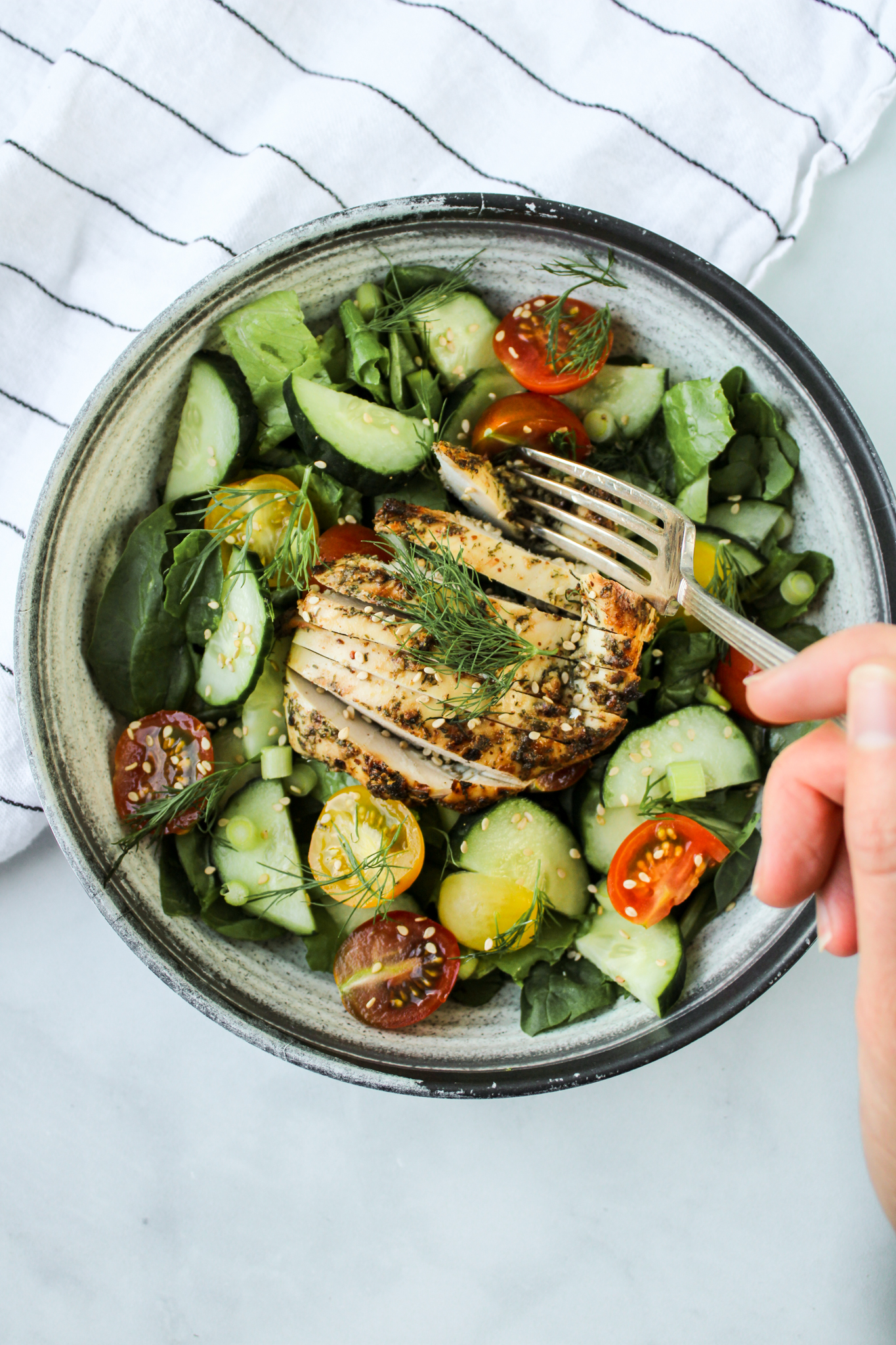 balsamic dill chicken salad