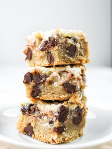 coconut chocolate chip cookie dough bars