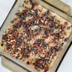 pecans and chocolate chip layer