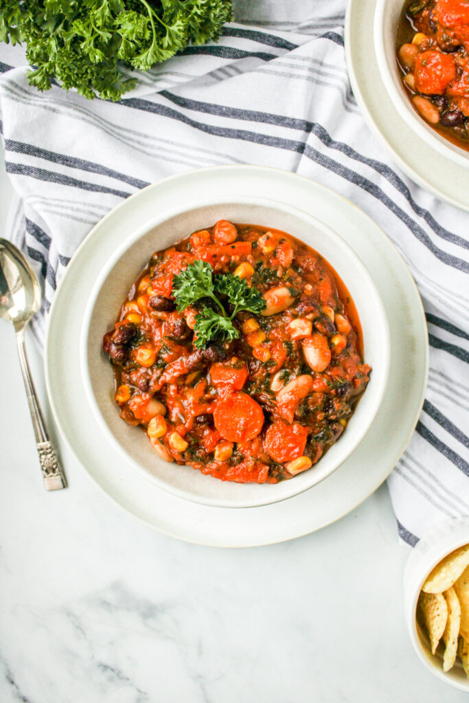 easy vegetarian chili