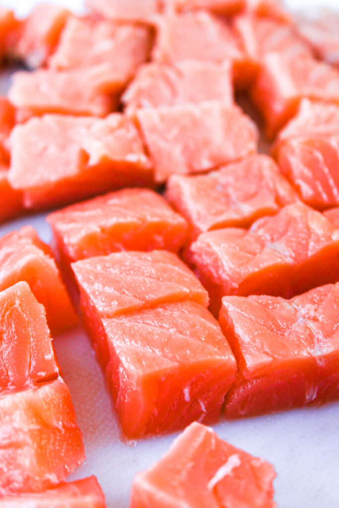 salmon bites