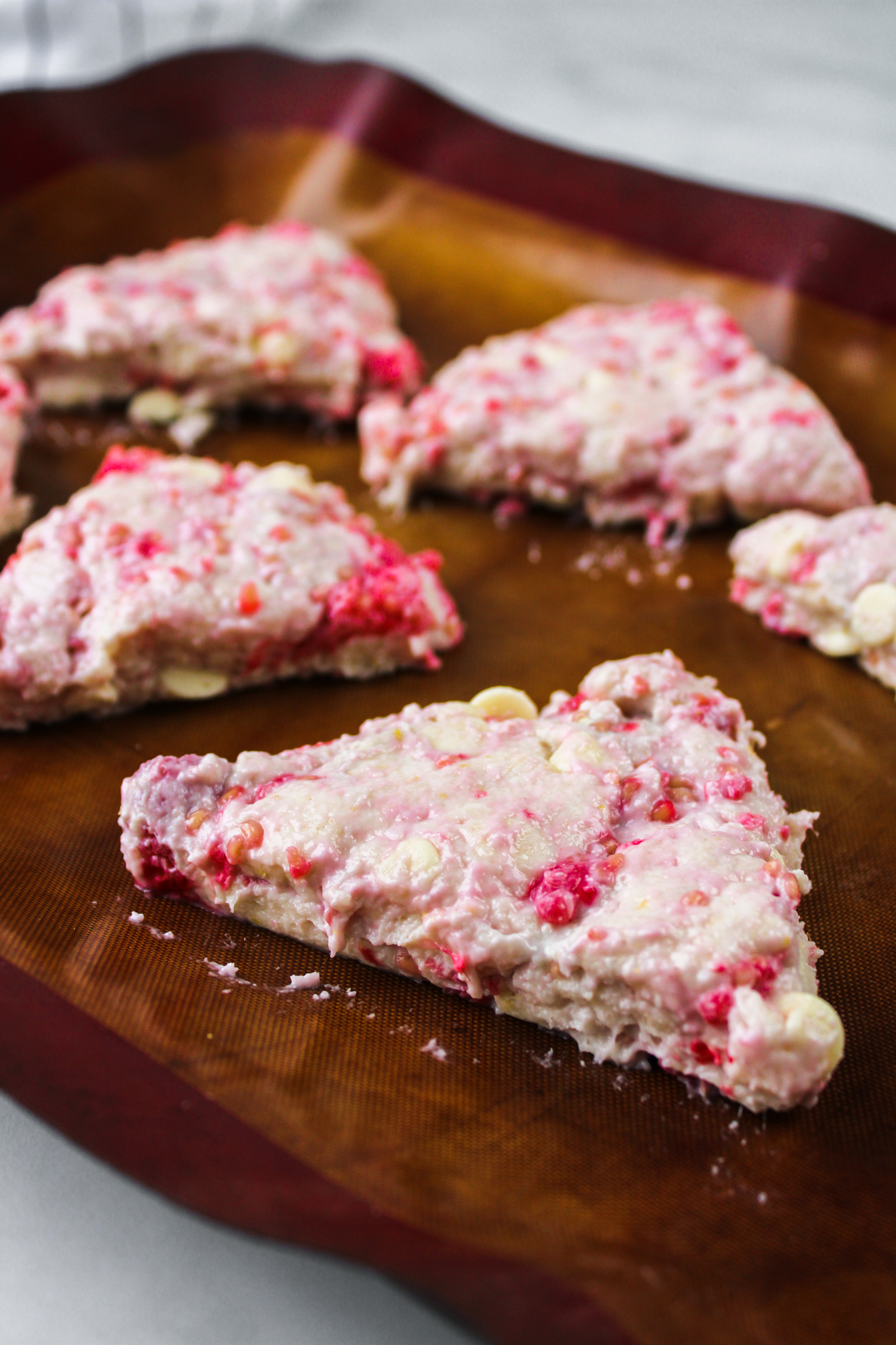 unbaked scones