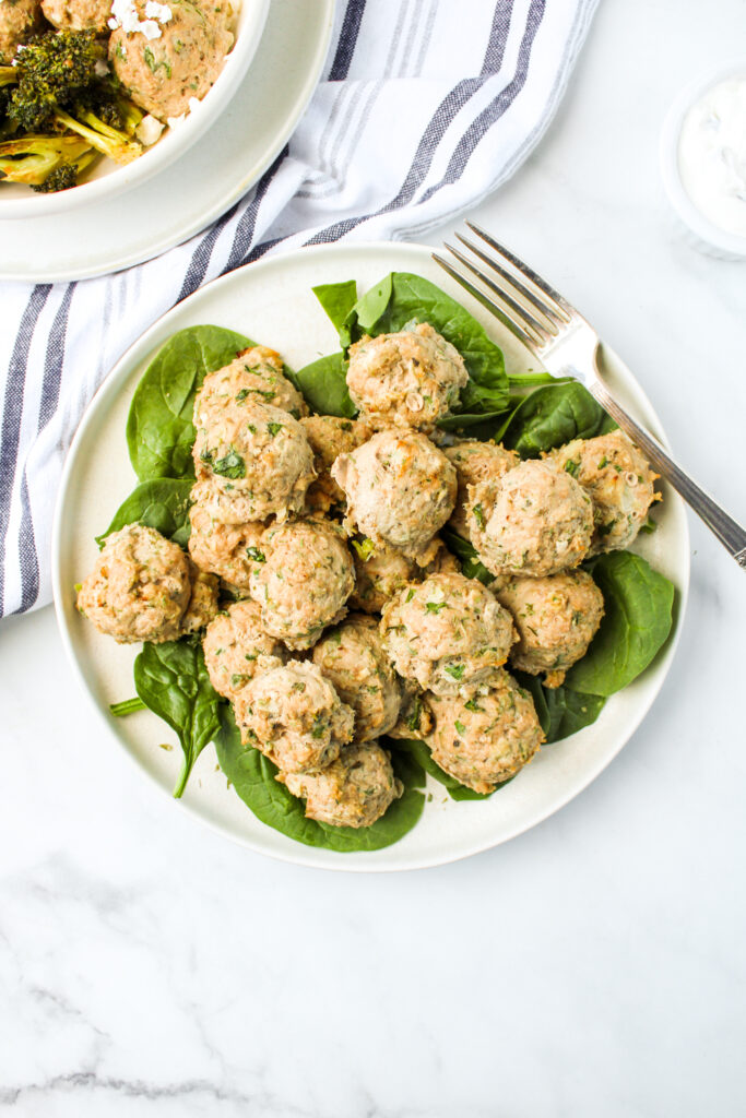 Healthy Greek Turkey Meatballs