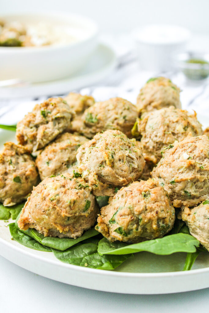 Healthy Greek Turkey Meatballs