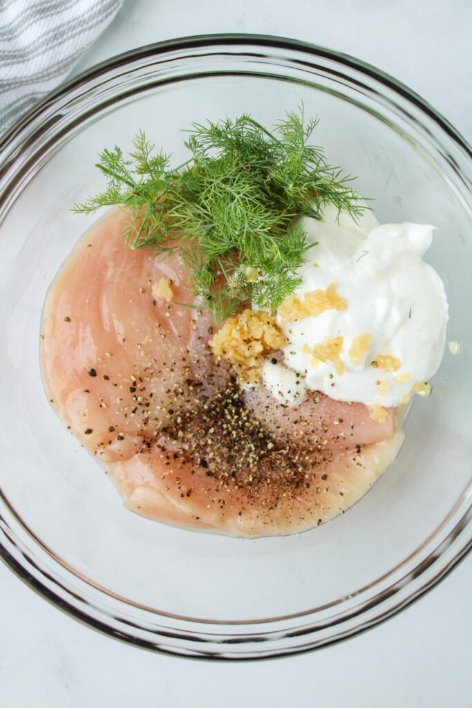 yogurt and dill grilled chicken ingredients