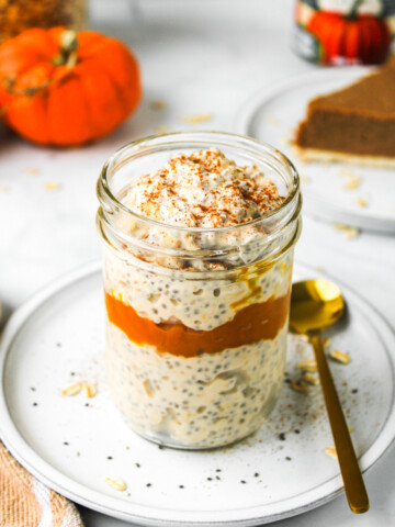 pumpkin pie overnight oats