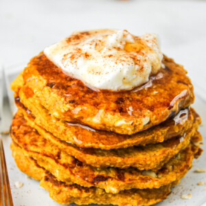 pumpkin oatmeal pancakes