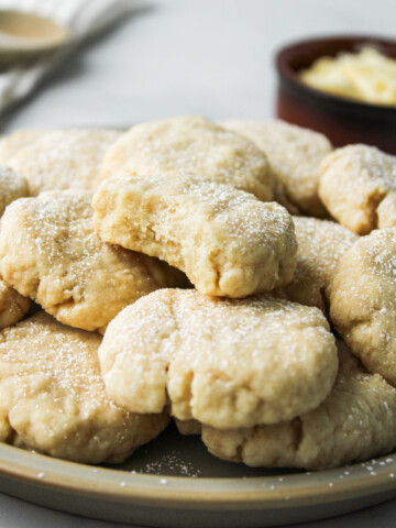 brown butter shortbread