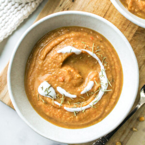 vegetarian split pea soup