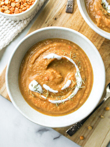vegetarian split pea soup