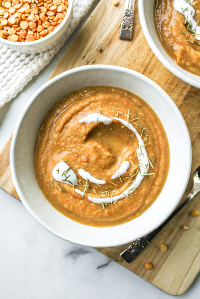 vegetarian split pea soup