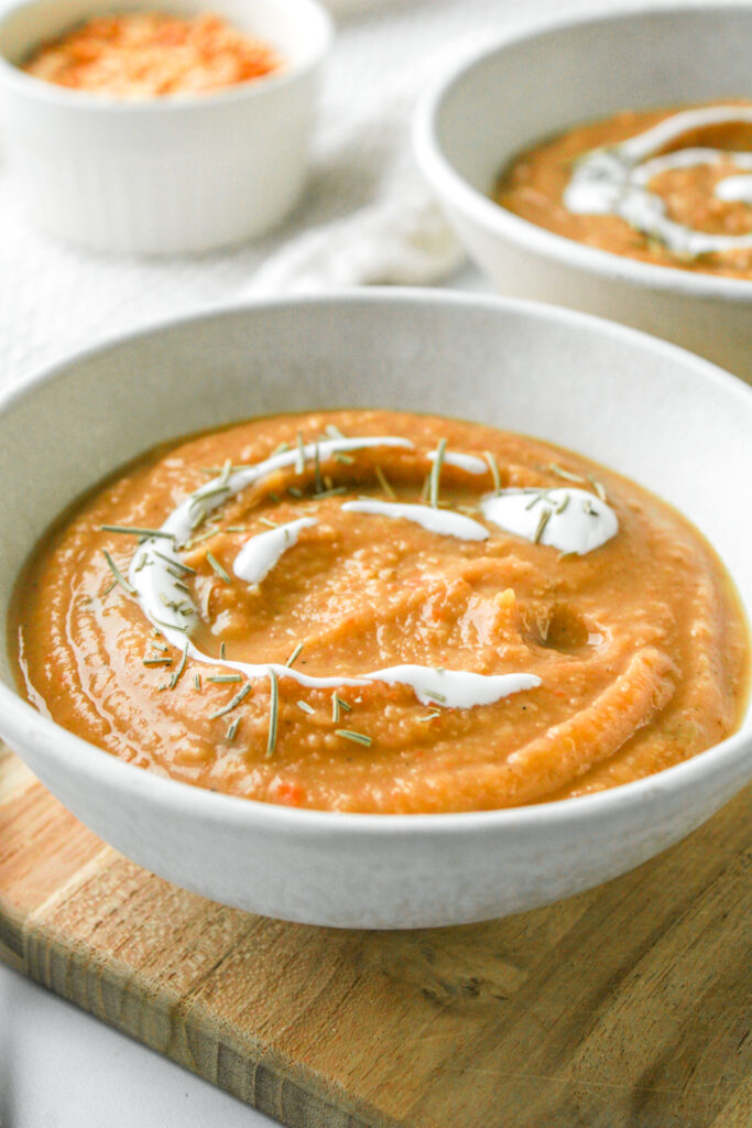 vegetarian yellow split pea soup