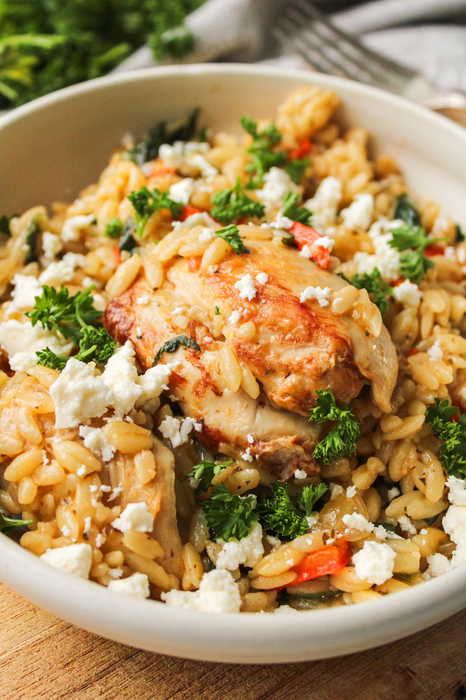 Mediterranean Chicken Orzo Bake All Nutrition Mediterranean Chicken Orzo Bake All Nutrition