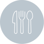 Main utensils icon.
