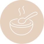 Soup bowl icon.